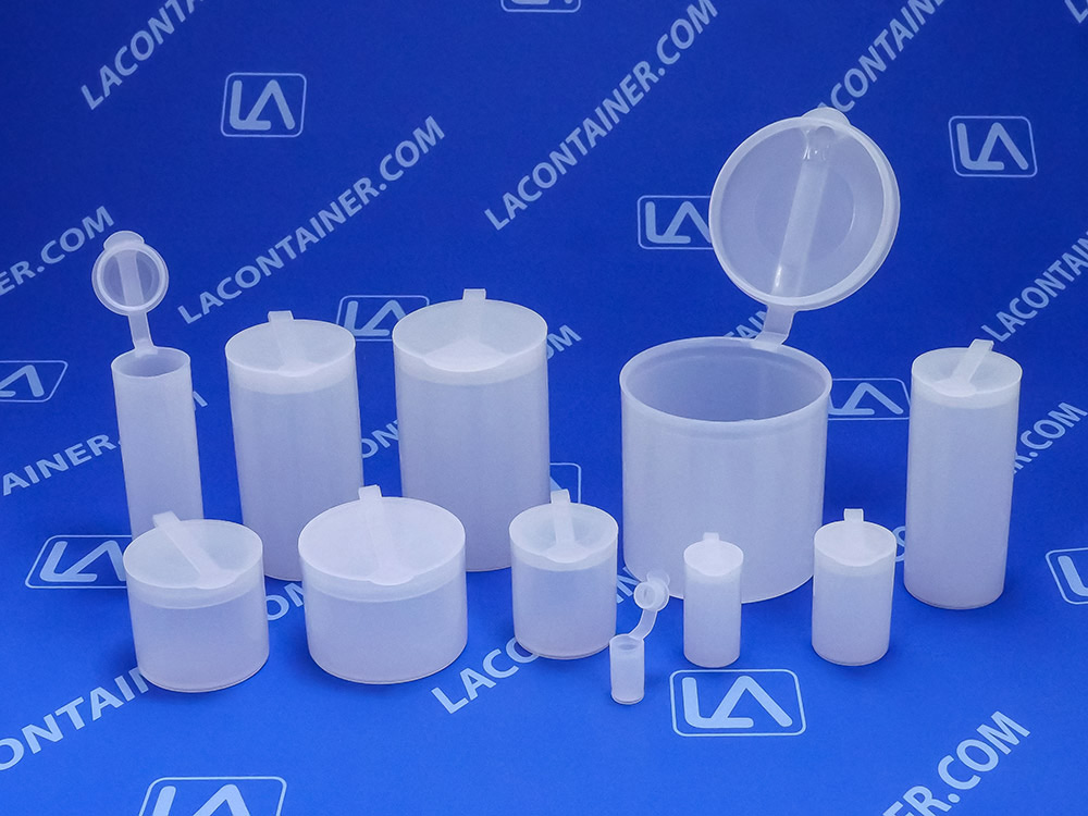 USA Made Lab Grade Polyethylene Plastic Vials With Lids
